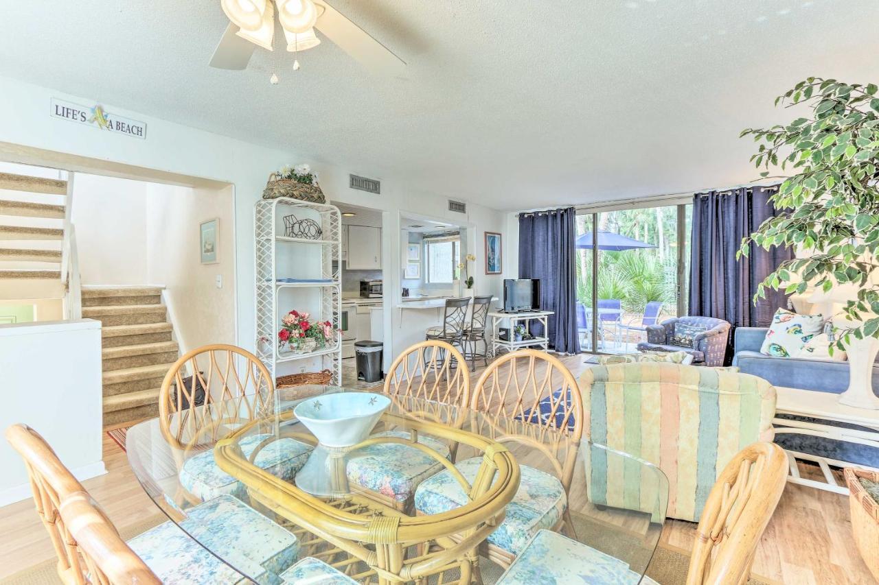 Hilton Head Island Townhome Patio, Walk To Beach ภายนอก รูปภาพ
